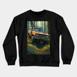 Vintage Lost in Jungle 4x4 Crewneck Sweatshirt